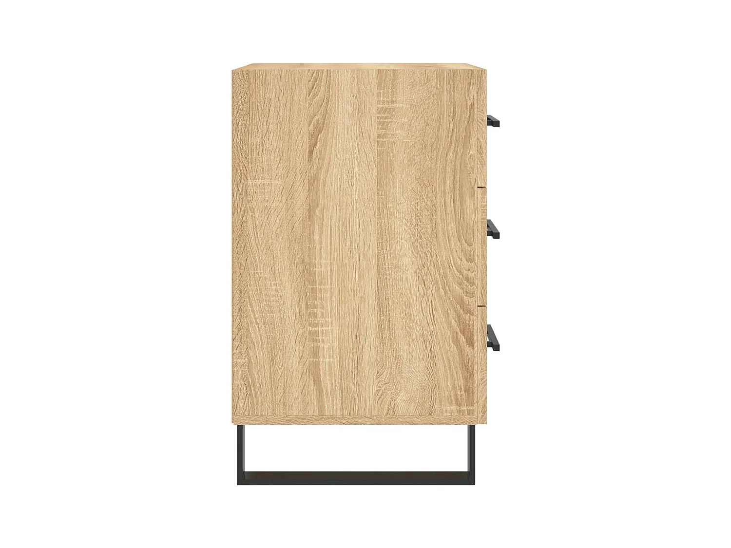 Table de chevet chêne sonoma 40x40x66 cm bois d'ingénierie