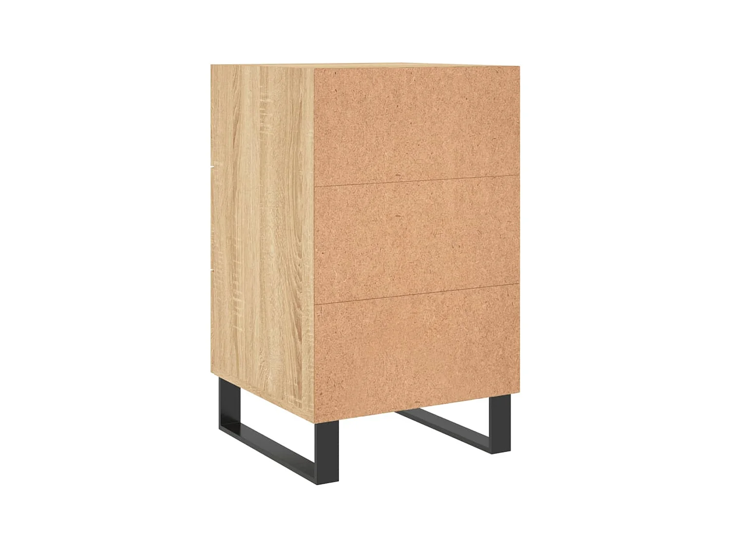 Table de chevet chêne sonoma 40x40x66 cm bois d'ingénierie