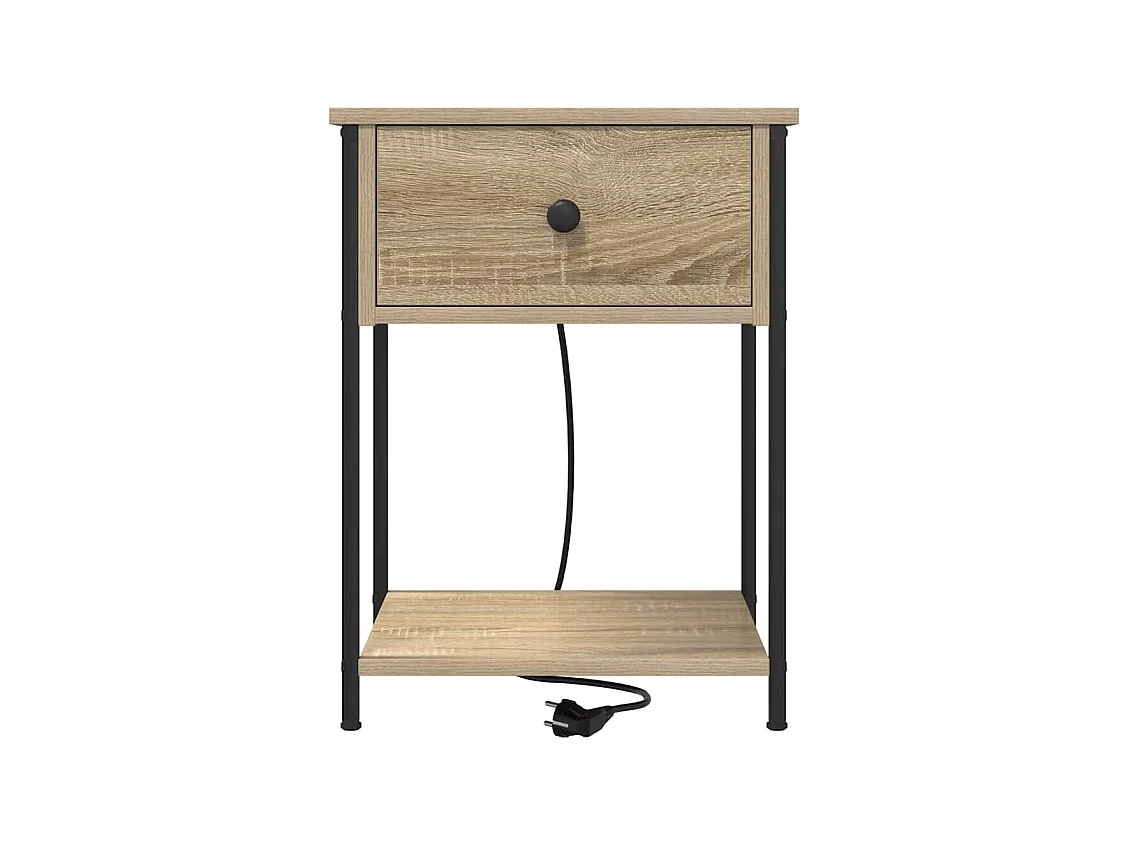 Armoires de chevet 2 pcs Chêne sonoma 42 x 41 x 56 cm