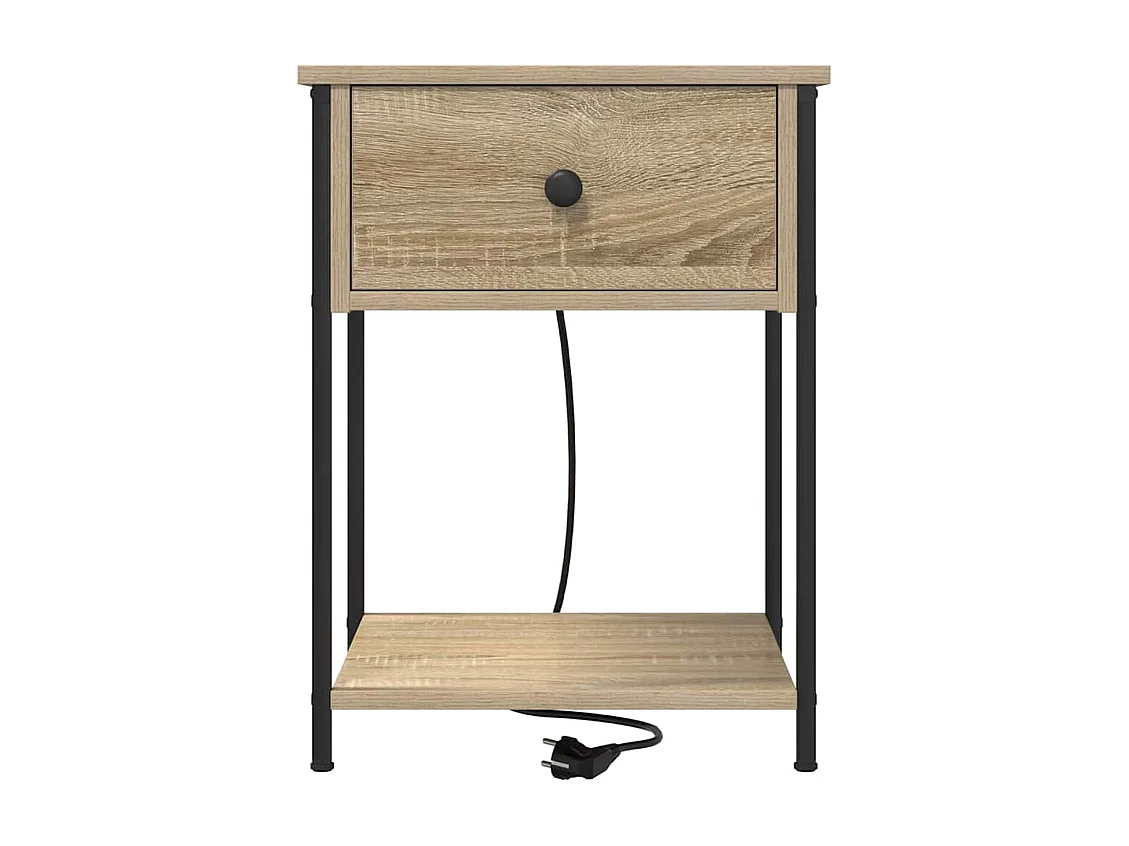 Armoires de chevet 2 pcs Chêne sonoma 42 x 41 x 56 cm