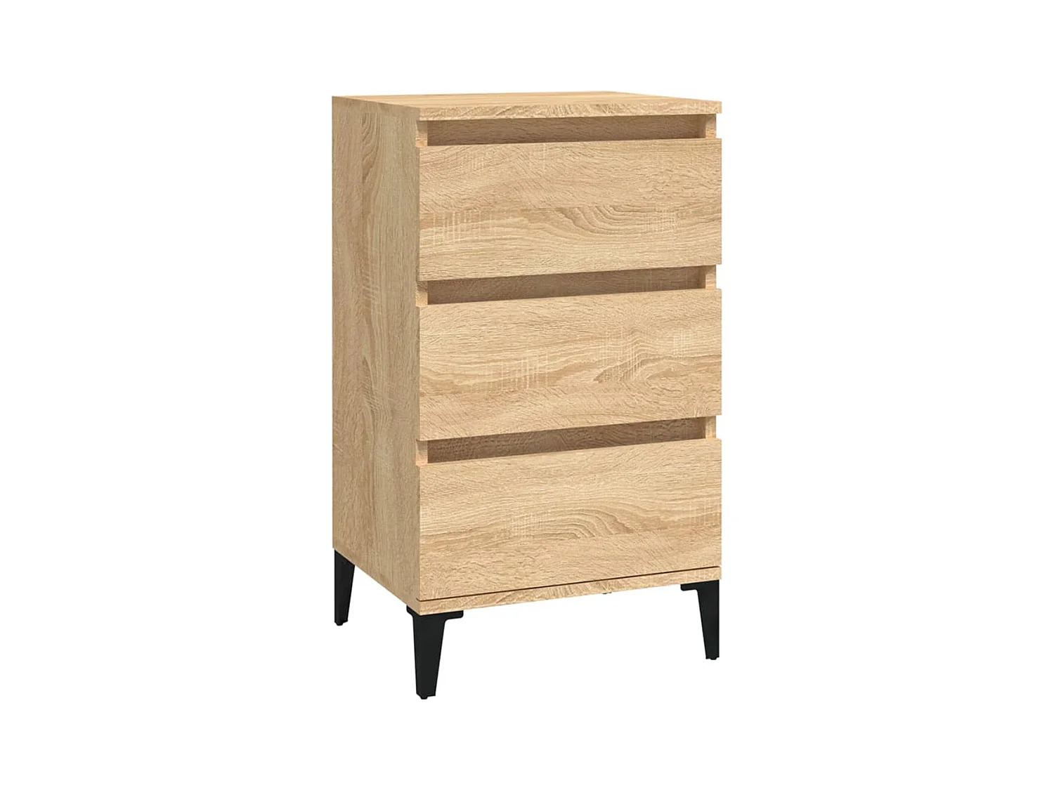 Table de chevet chêne sonoma 40x35x70 cm bois d'ingénierie