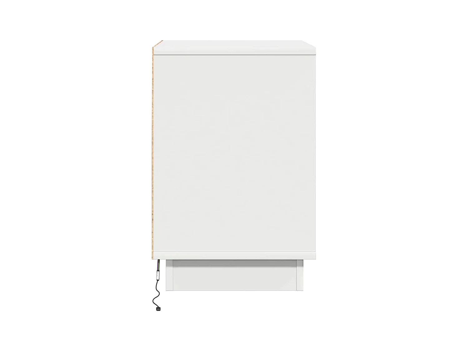 Nachtkastjes met LED-verlichting 2 stuks Wit 39x34,5x50 cm