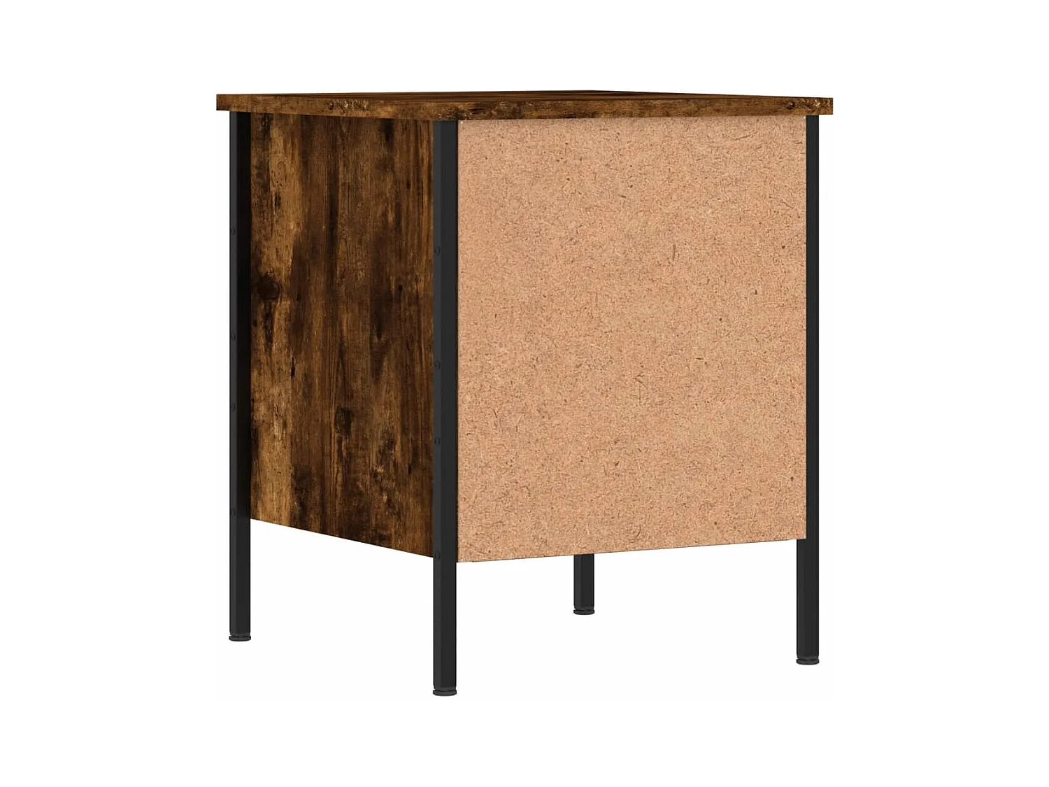 Mesitas de noche 2 piezas roble ahumado 40x42x50 cm madera de ingeniería