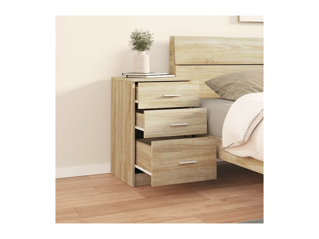 Table de chevet Chêne sonoma 40x40x63 cm Bois d’ingénierie