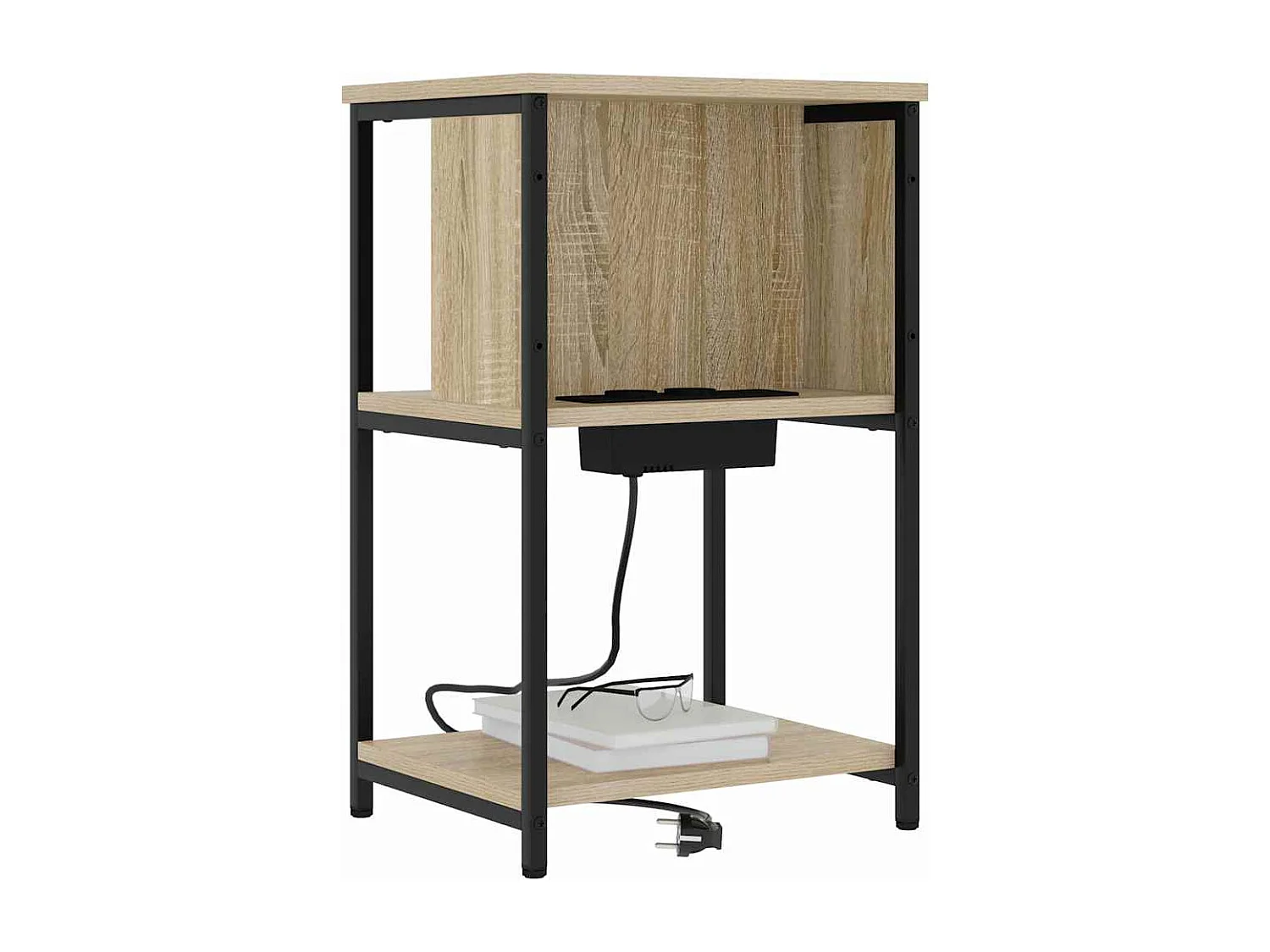 Comodino 2 pezzi in rovere Sonoma 38 x 31 x 61 cm