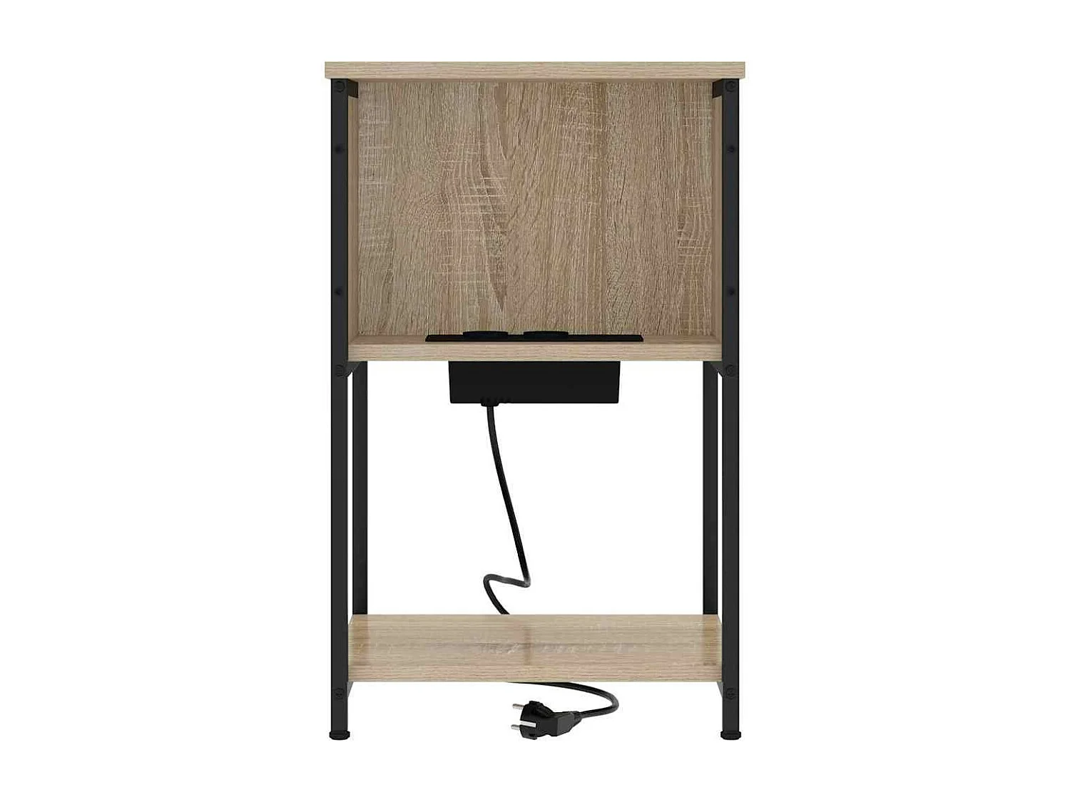 Comodino 2 pezzi in rovere Sonoma 38 x 31 x 61 cm