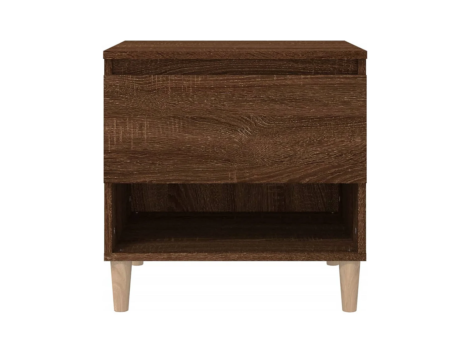 Table de chevet Chêne brun 50x46x50 cm Bois d'ingénierie