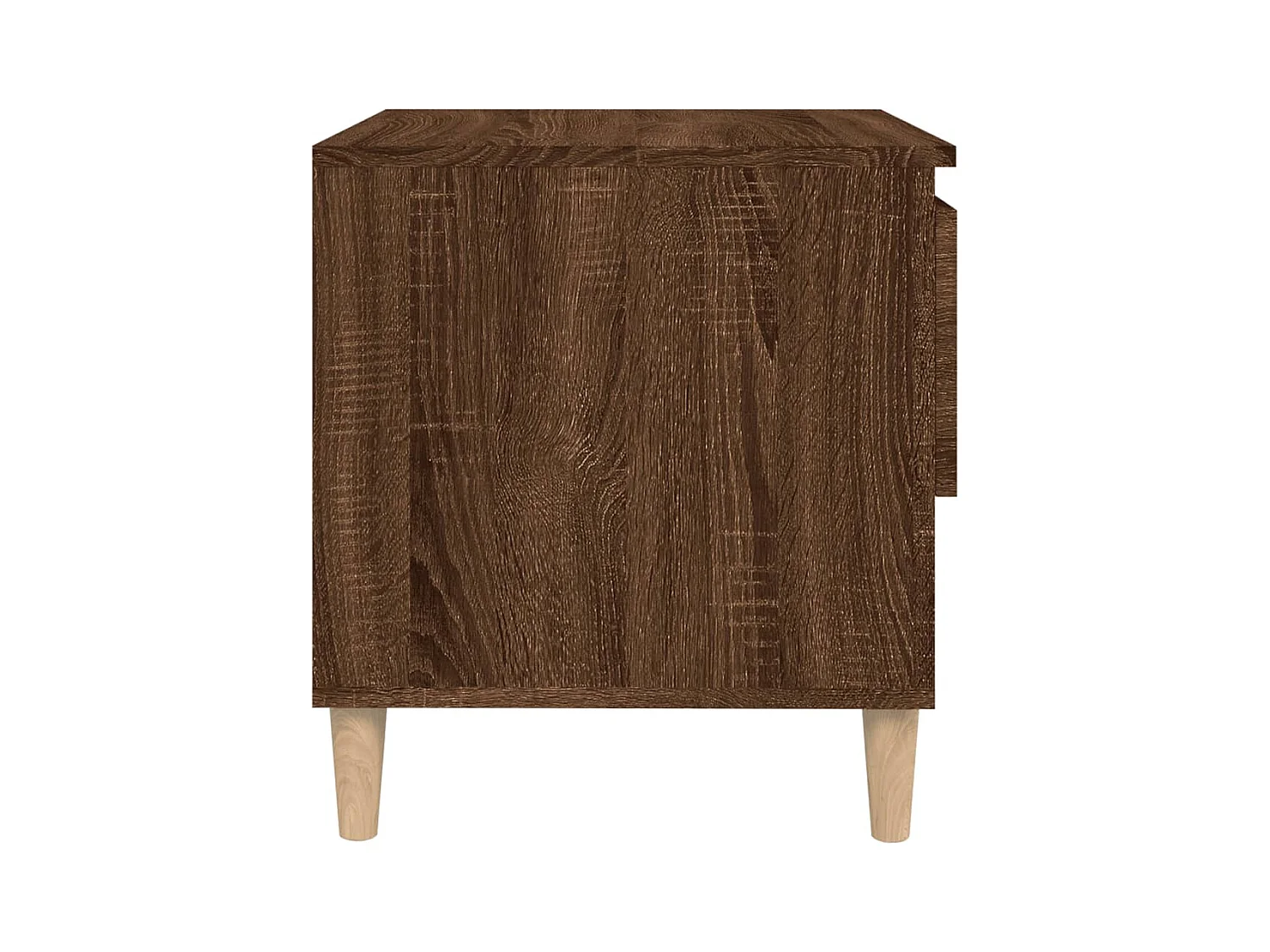 Table de chevet Chêne brun 50x46x50 cm Bois d'ingénierie