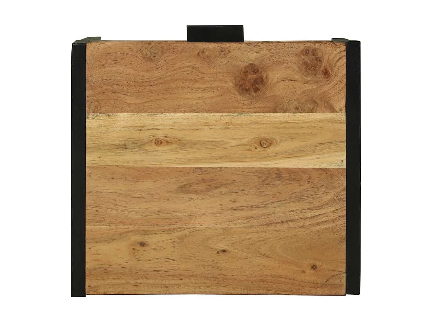 Table de chevet 40x35x50 cm en bois massif d'acacia