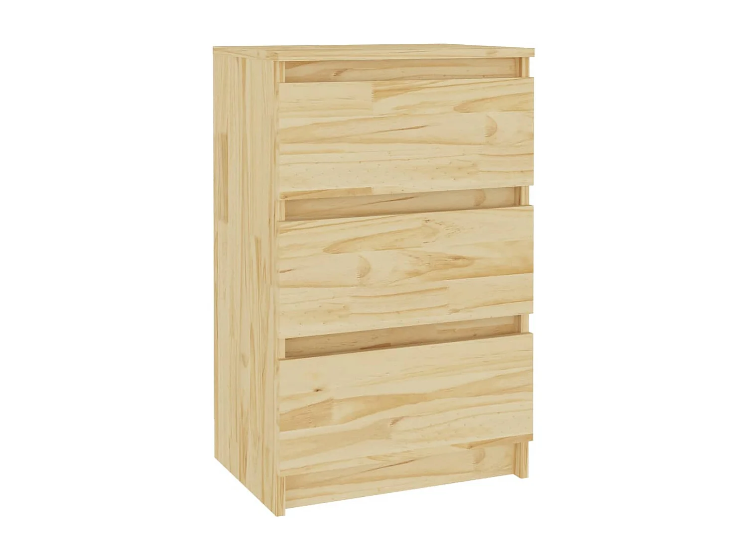 Comodino 40x29,5x64 cm Legno massello di pino