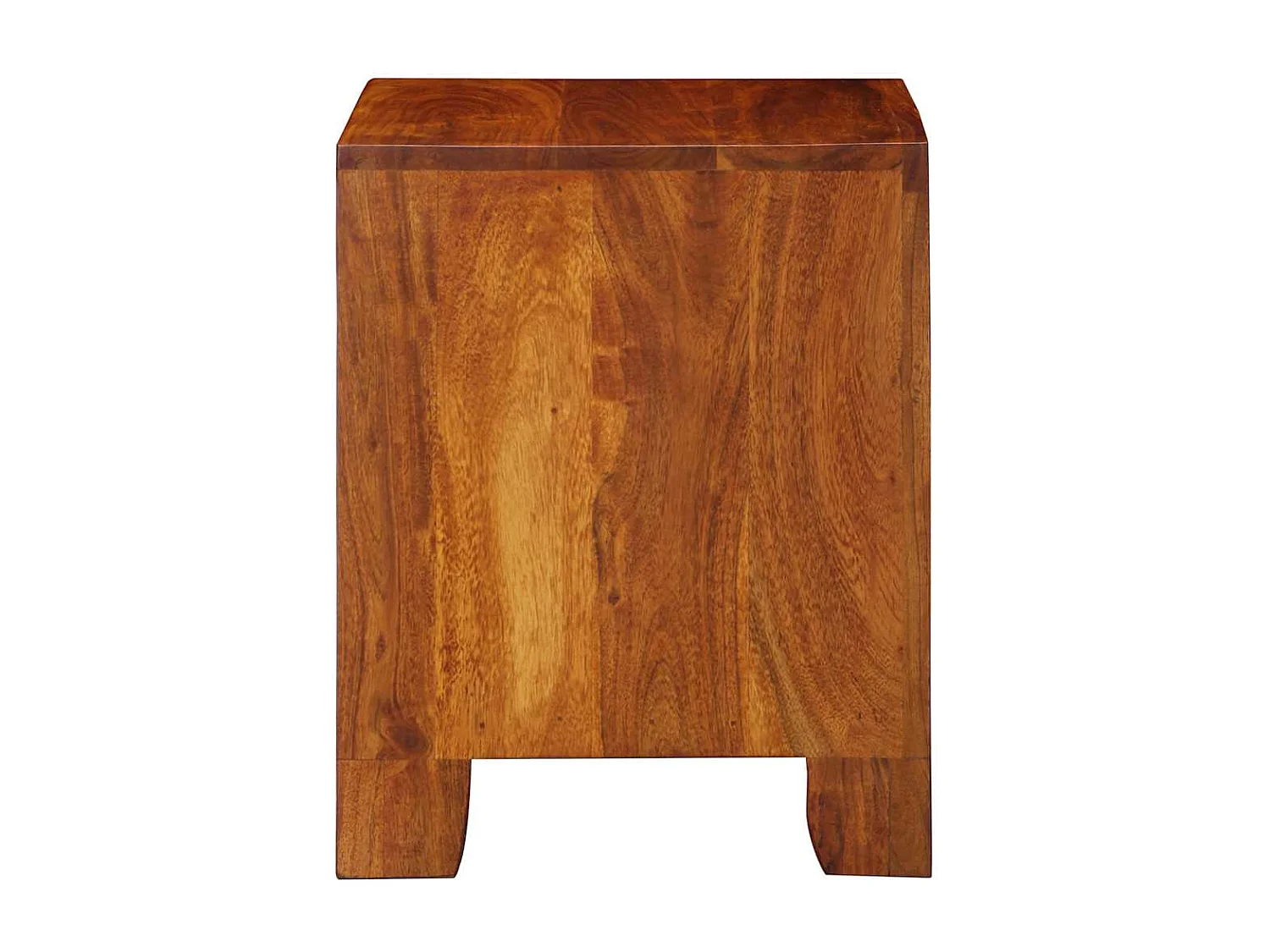 Table de chevet 2 pcs 40x35x45 cm bois d'acacia massif