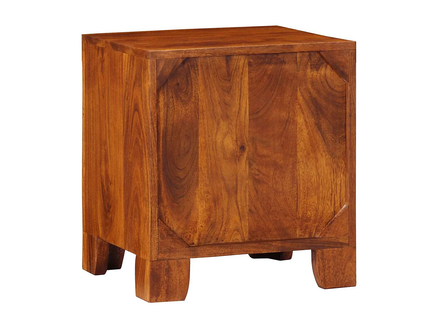 Table de chevet 2 pcs 40x35x45 cm bois d'acacia massif