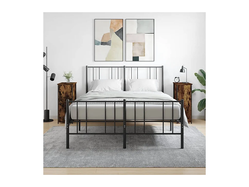 Tables de chevet 2 pcs chêne fumé 32x42x80 cm bois d'ingénierie