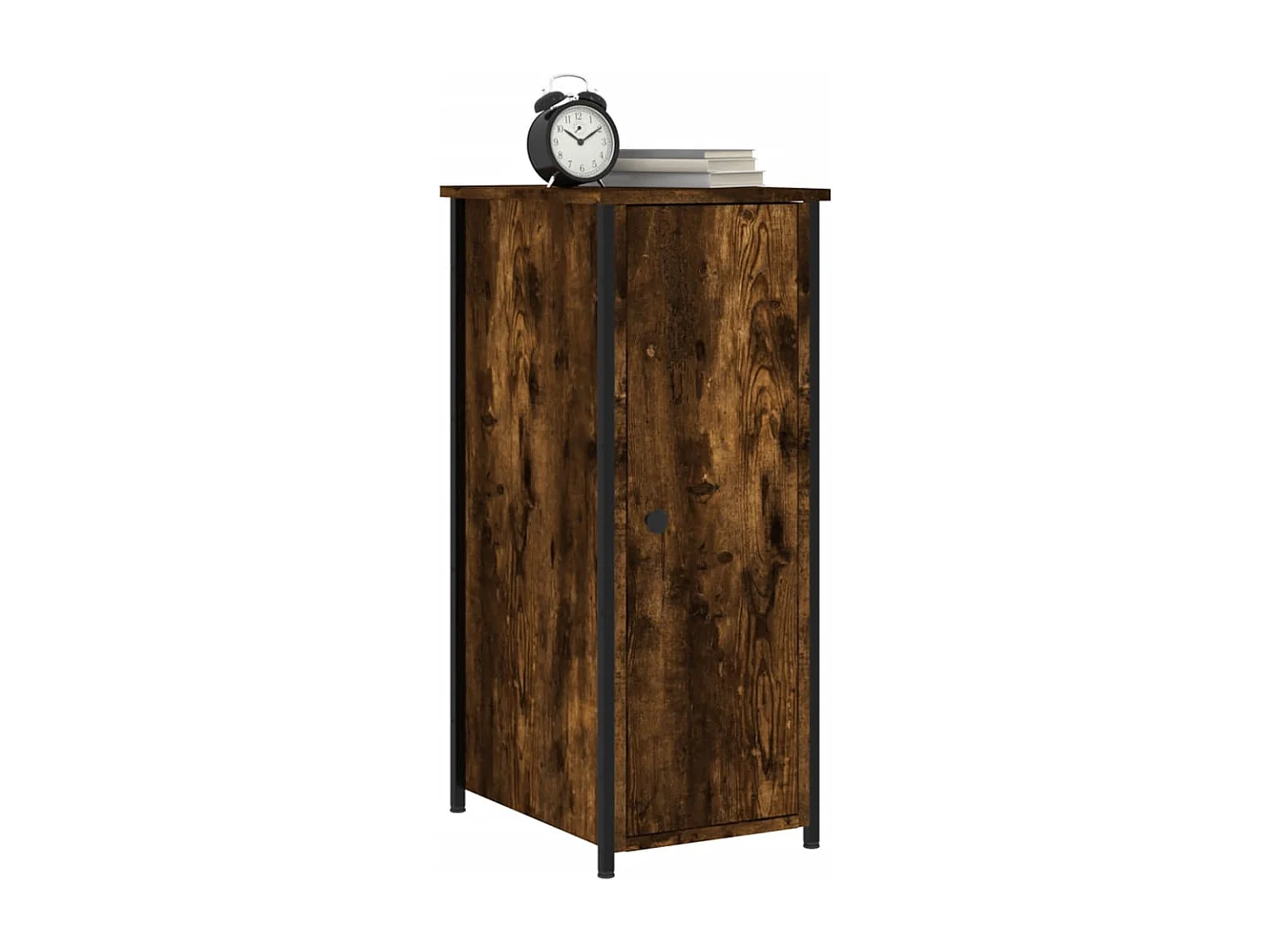 Tables de chevet 2 pcs chêne fumé 32x42x80 cm bois d'ingénierie