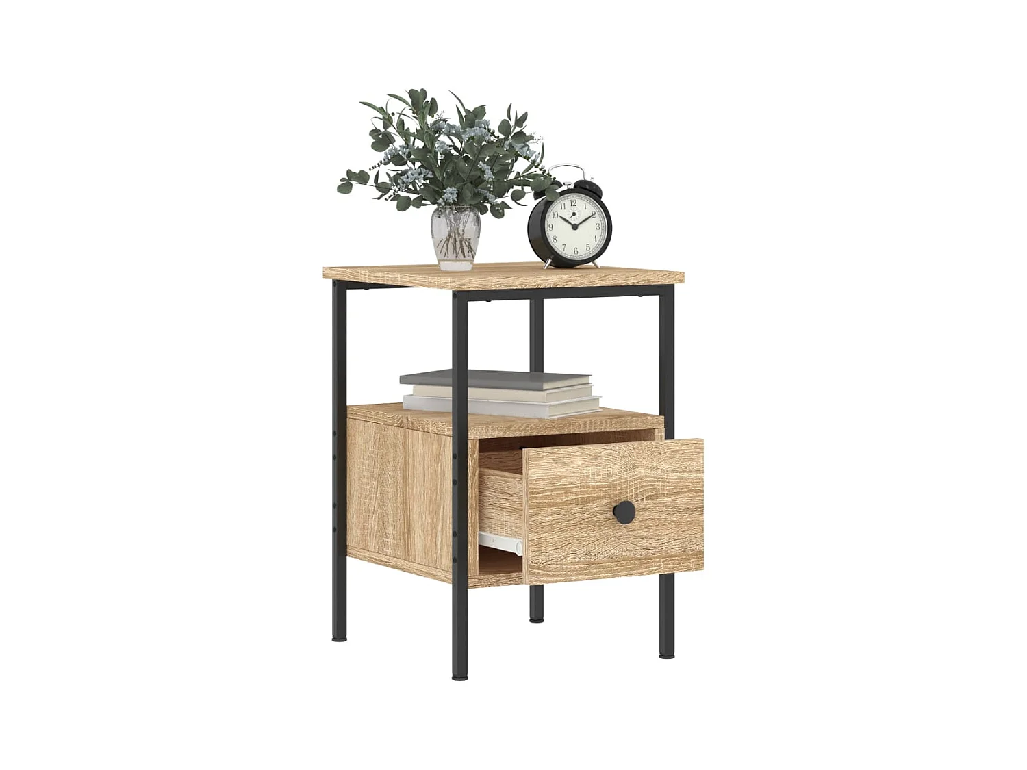 Tables de chevet 2 pcs chêne sonoma 34x36x50 cm bois ingénierie