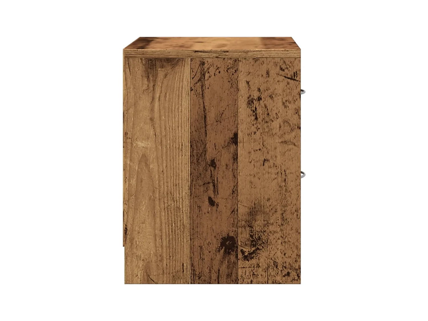 Tables de chevet 2 pcs vieux bois 40x30x40 cm bois d'ingénierie