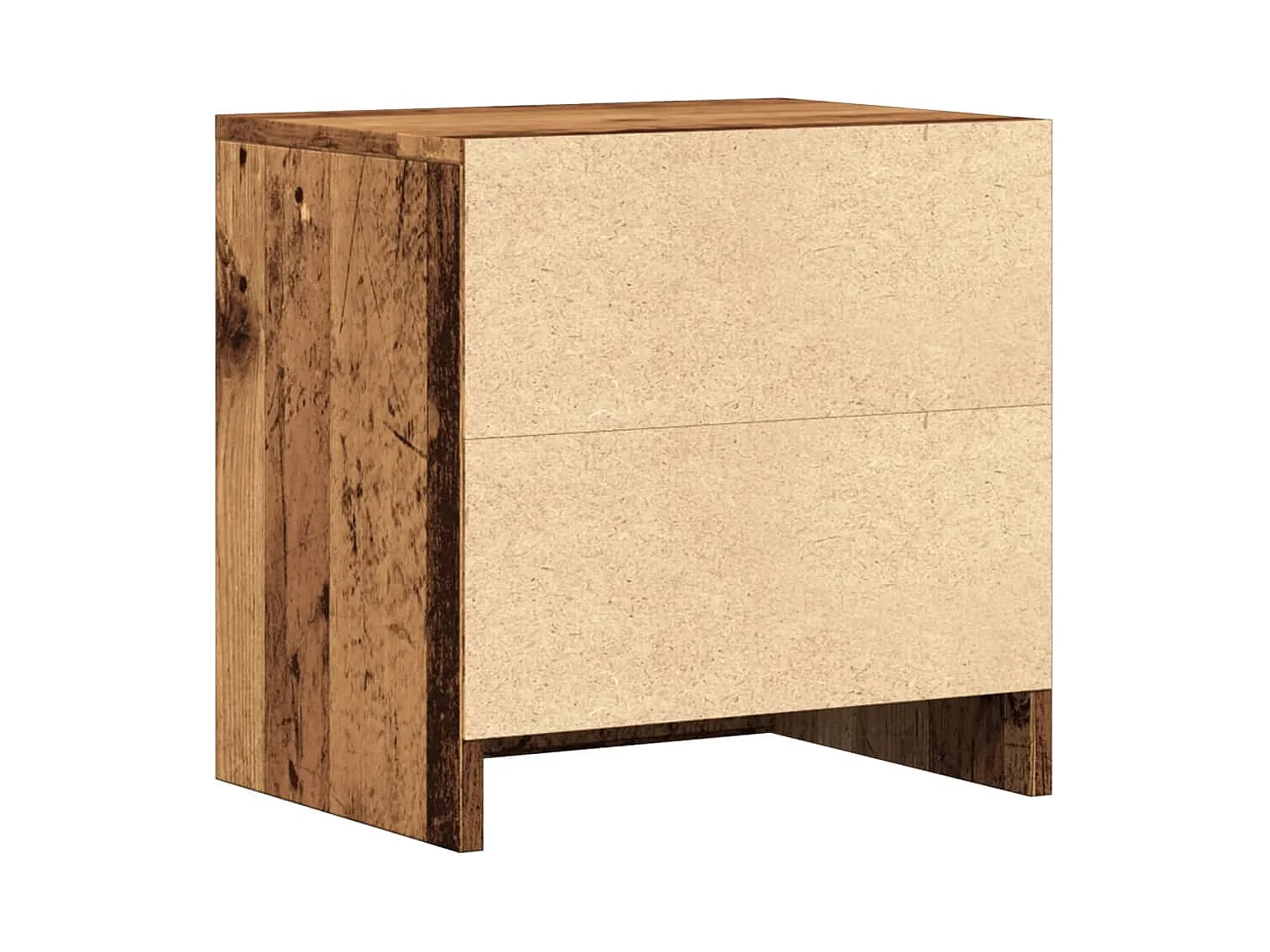 Tables de chevet 2 pcs vieux bois 40x30x40 cm bois d'ingénierie