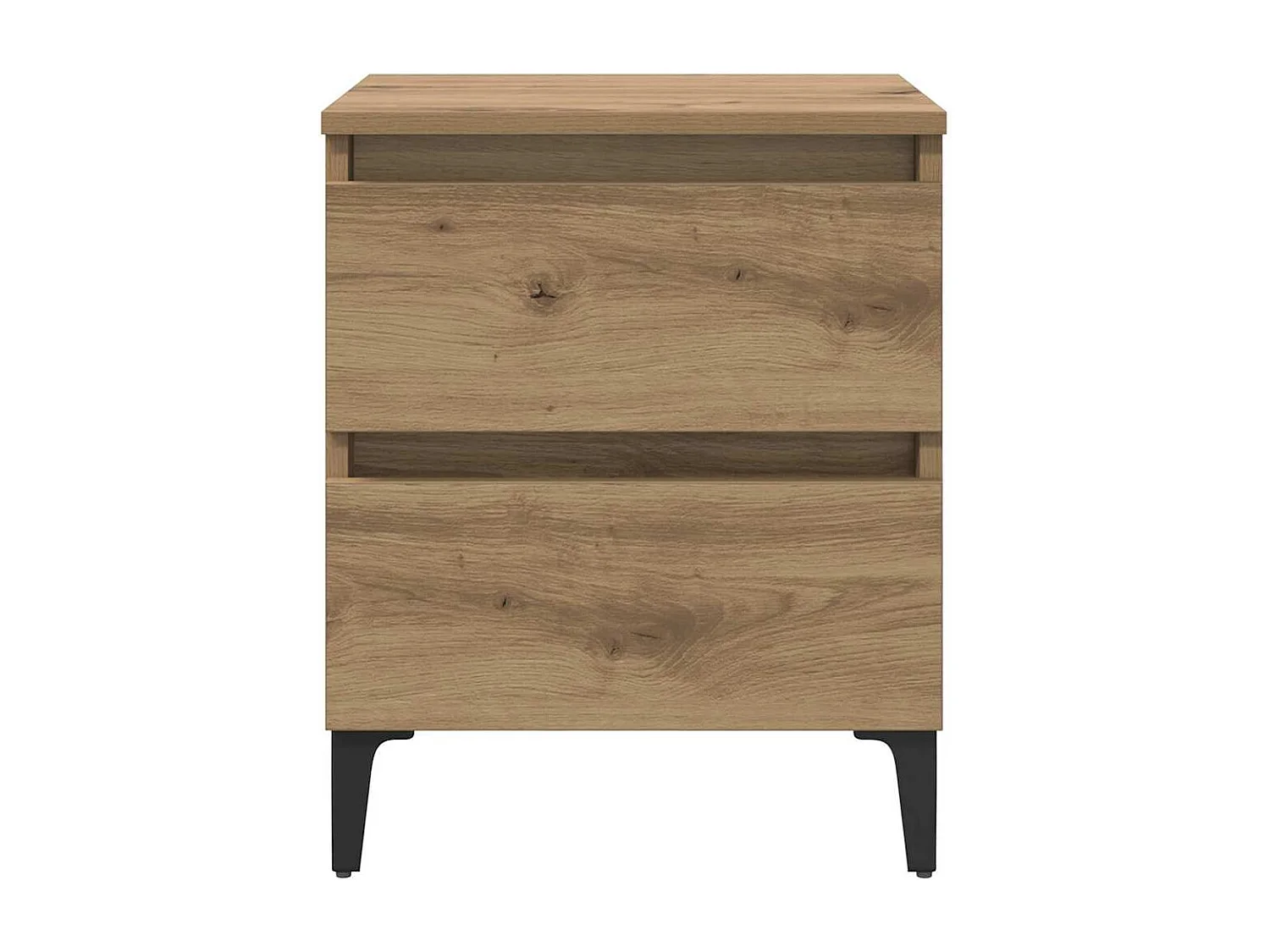 Table de chevet Chêne artisanal 40x35x50 cm Bois d'ingénierie