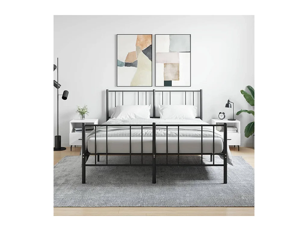 Tables de chevet 2 pcs blanc 40x35x47,5 cm bois d’ingénierie