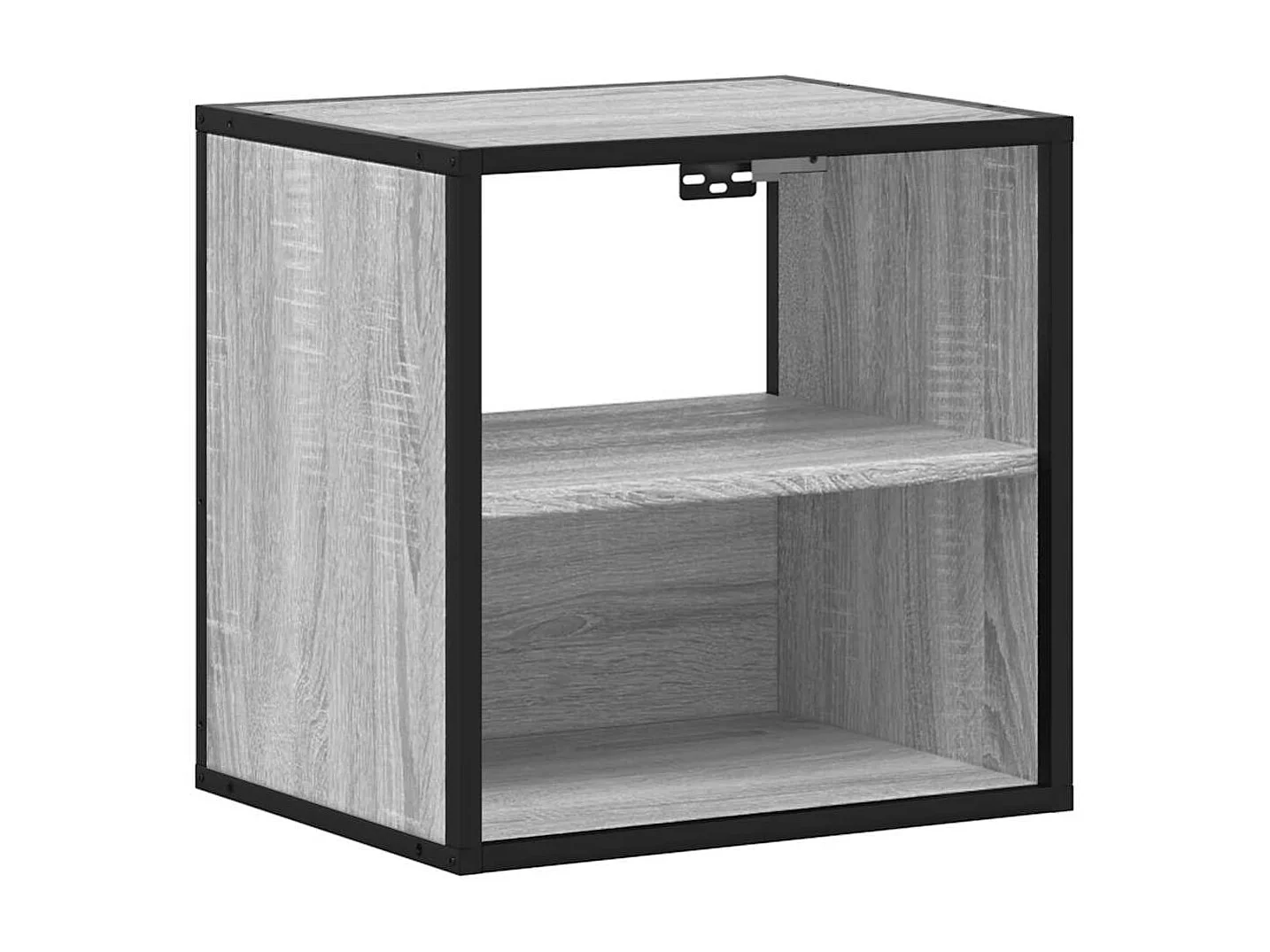 Table de chevet murale sonoma gris 40x31x39,5 cm