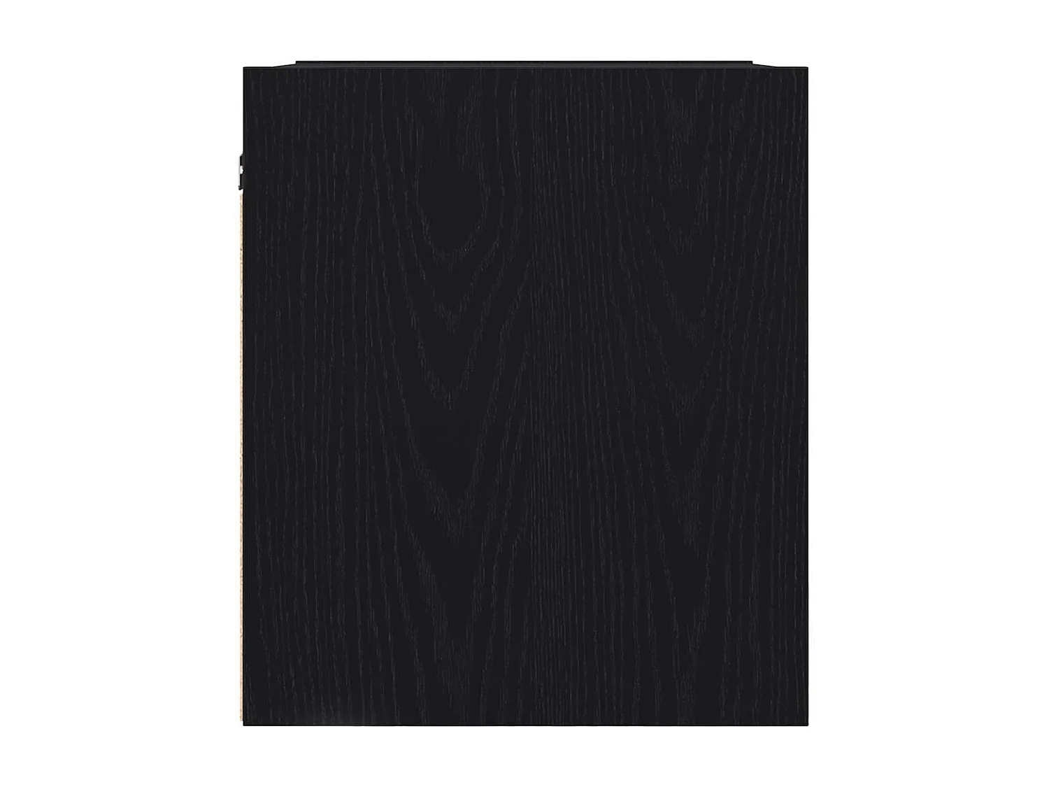 Table de chevet murale chêne noir 38x34x40 cm