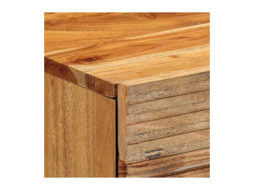 Nachtkastje 50x33x60 cm in massief acaciahout