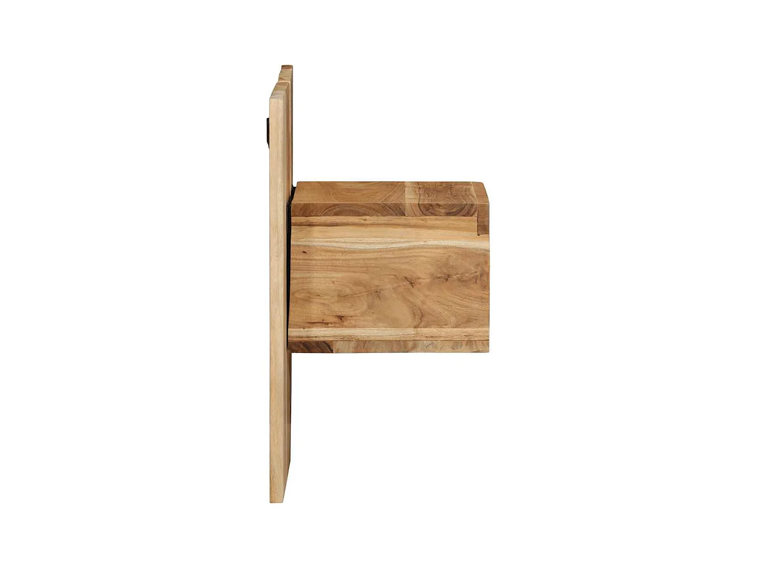 Table de chevet 50x27x50 cm bois d'acacia solide