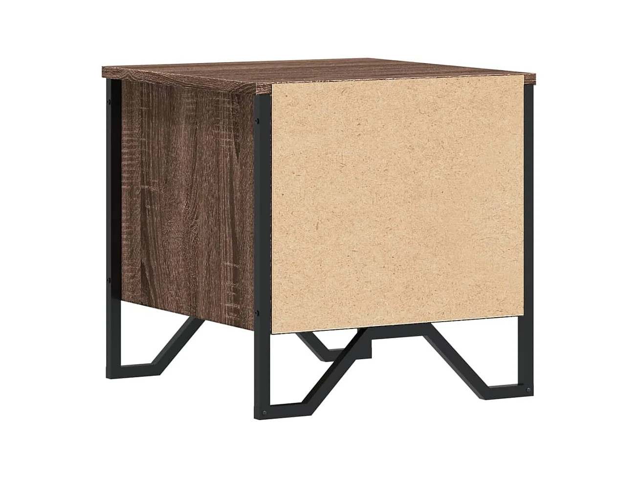 Tables de chevet 2pcs chêne marron 40x41x40cm bois d'ingénierie