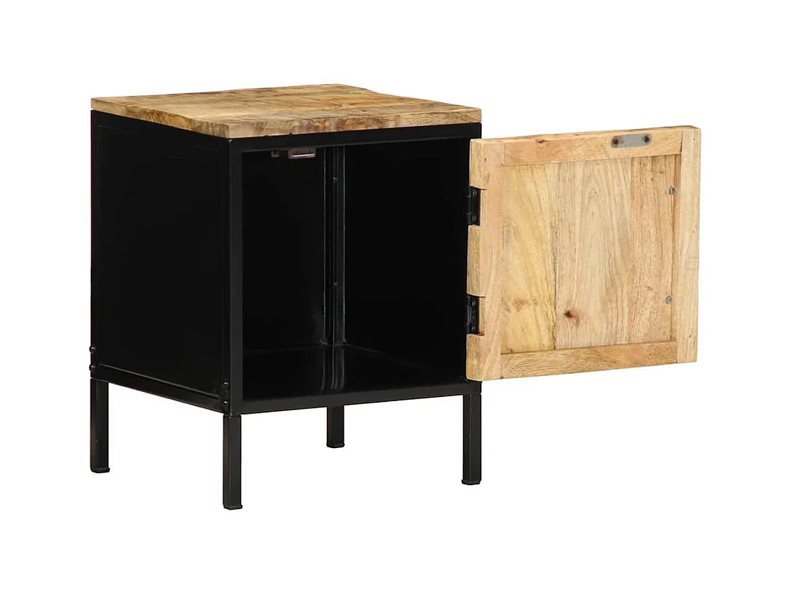 Armoires de chevet 2 pcs Marron et Noir Standard