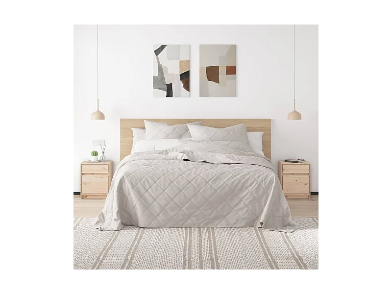 Comodino 40x31x50 cm in legno massello di pino