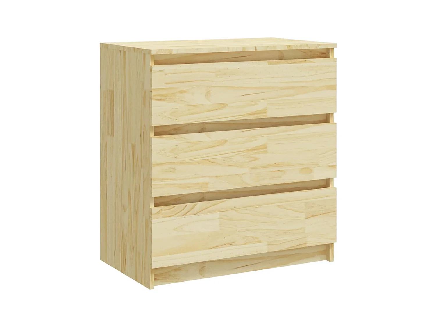 Mesita de noche 60x36x64 cm Madera maciza de pino
