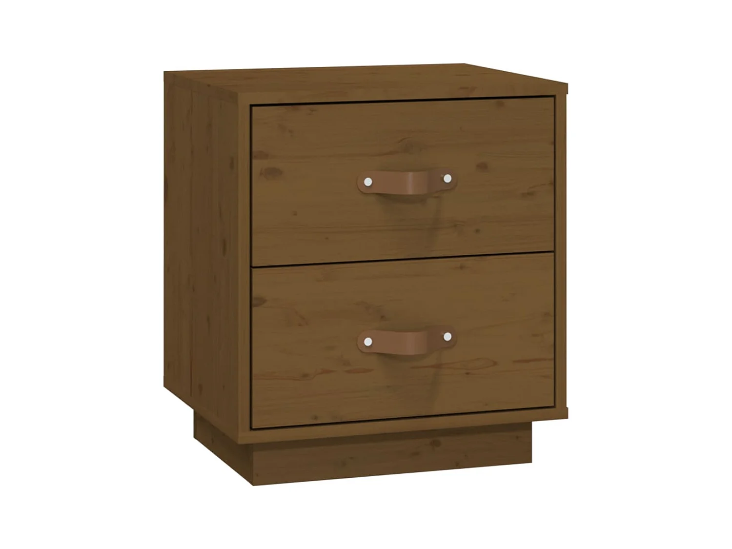  Table de chevet Marron miel 40x34x45 cm Bois de pin massif