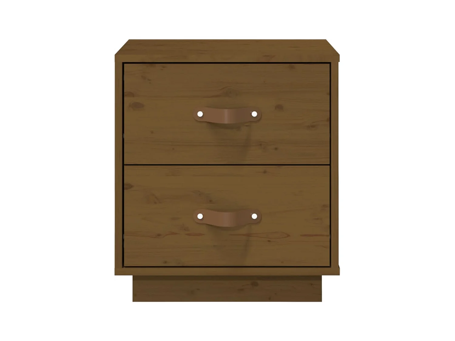  Table de chevet Marron miel 40x34x45 cm Bois de pin massif