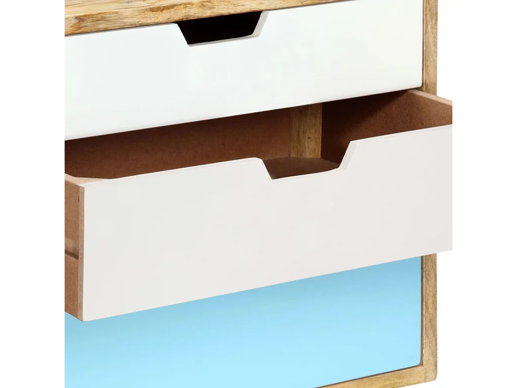 Comodino 47x35x63 cm Legno massello di mango