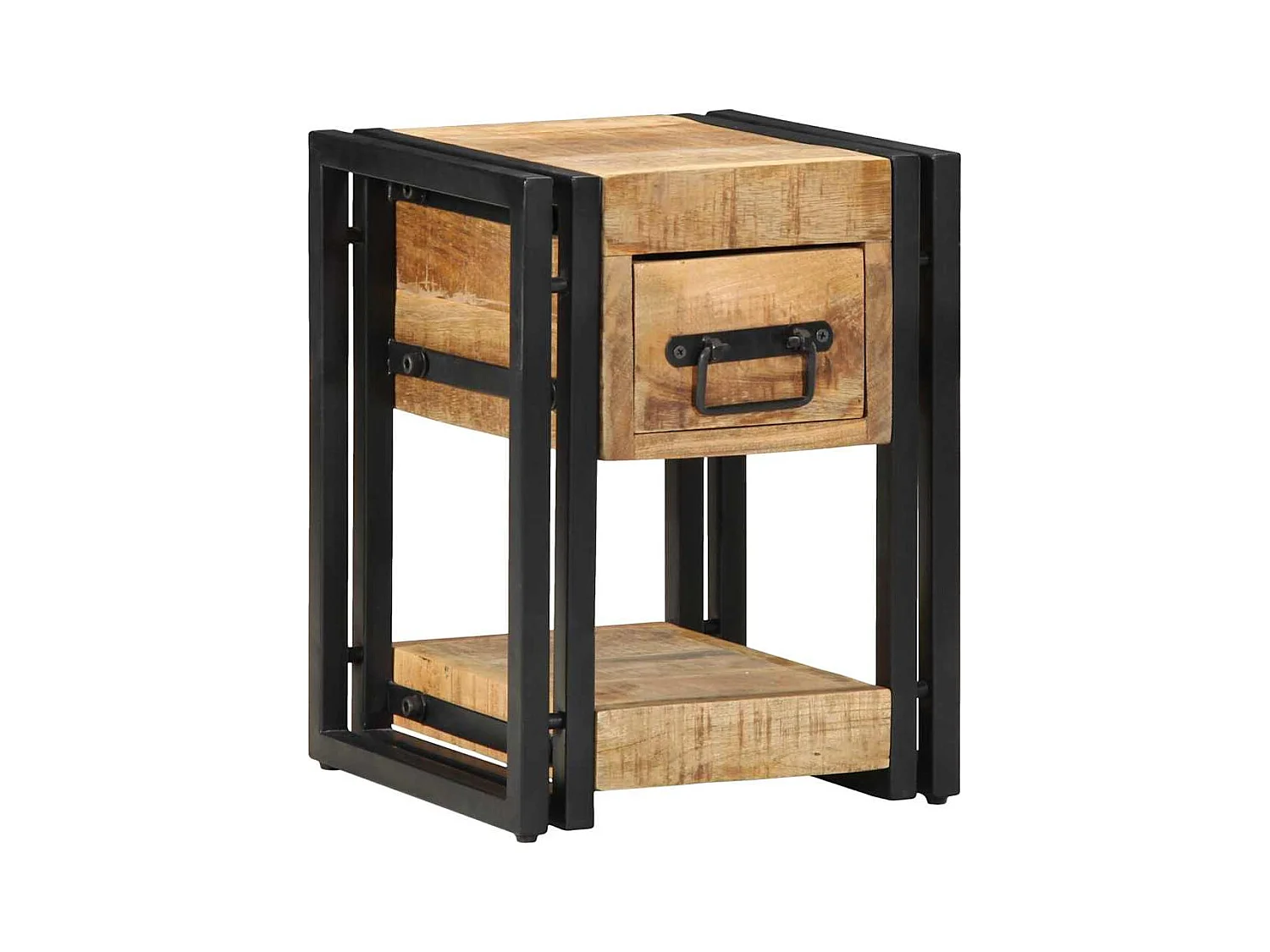 Tables de nuit 2 pcs 40x40x40 cm Bois de manguier massif