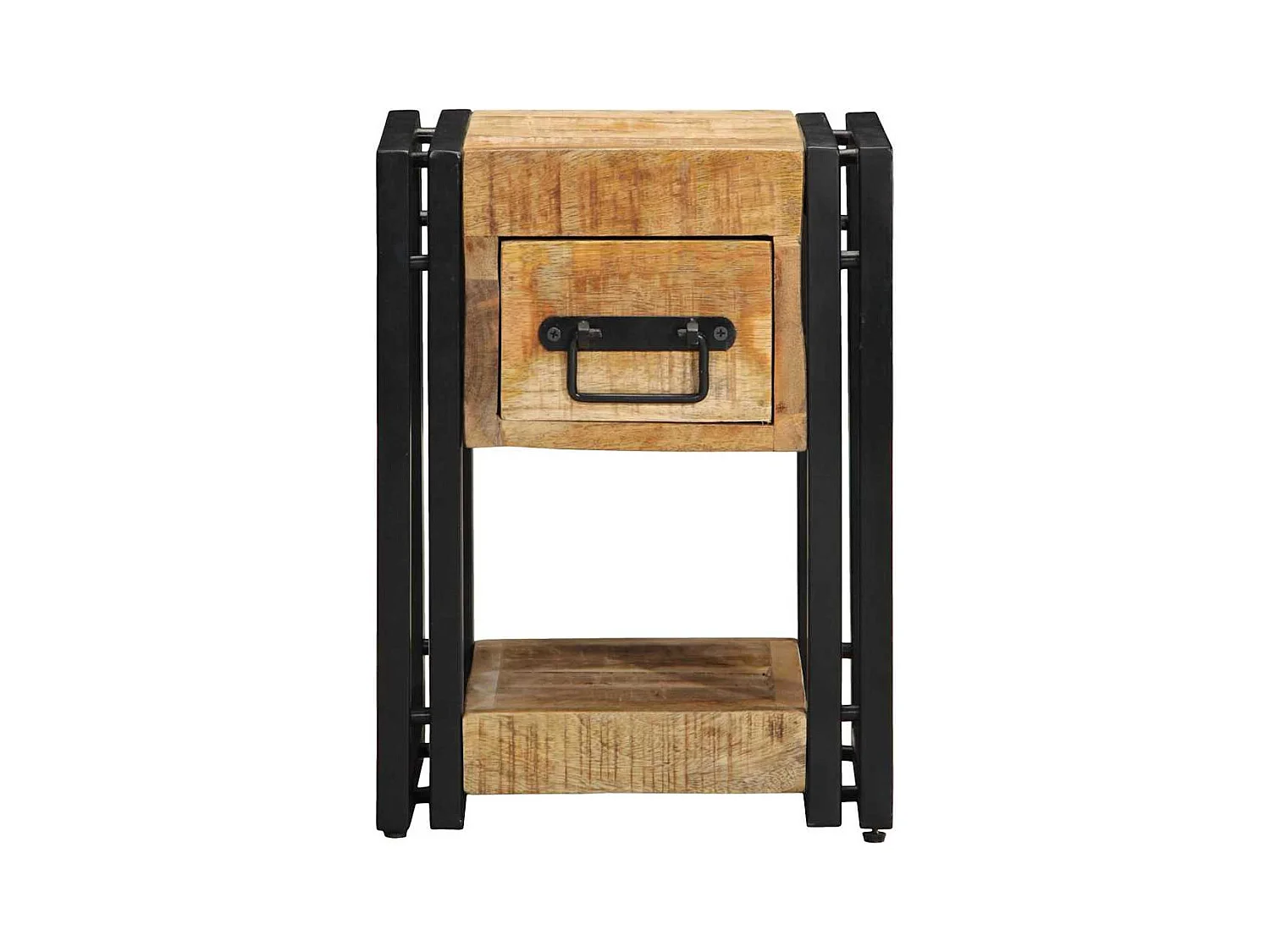 Tables de nuit 2 pcs 40x40x40 cm Bois de manguier massif