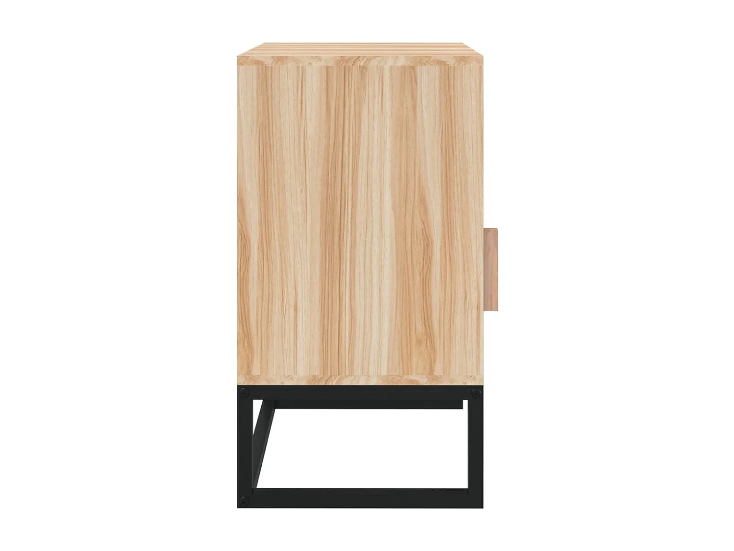 Comodini 2 pezzi 40x30x55,5 cm in legno ingegnerizzato e ferro