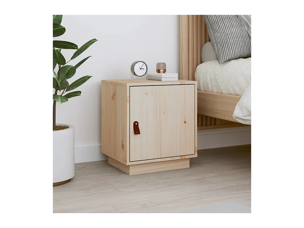 Comodino 40x34x45 cm Legno massello di pino