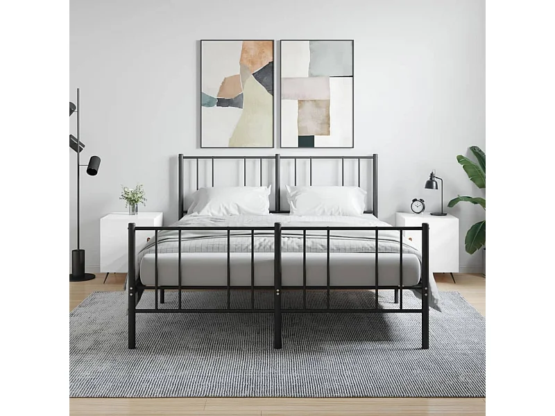 Tables de chevet 2 pcs blanc brillant 40x40x50 cm