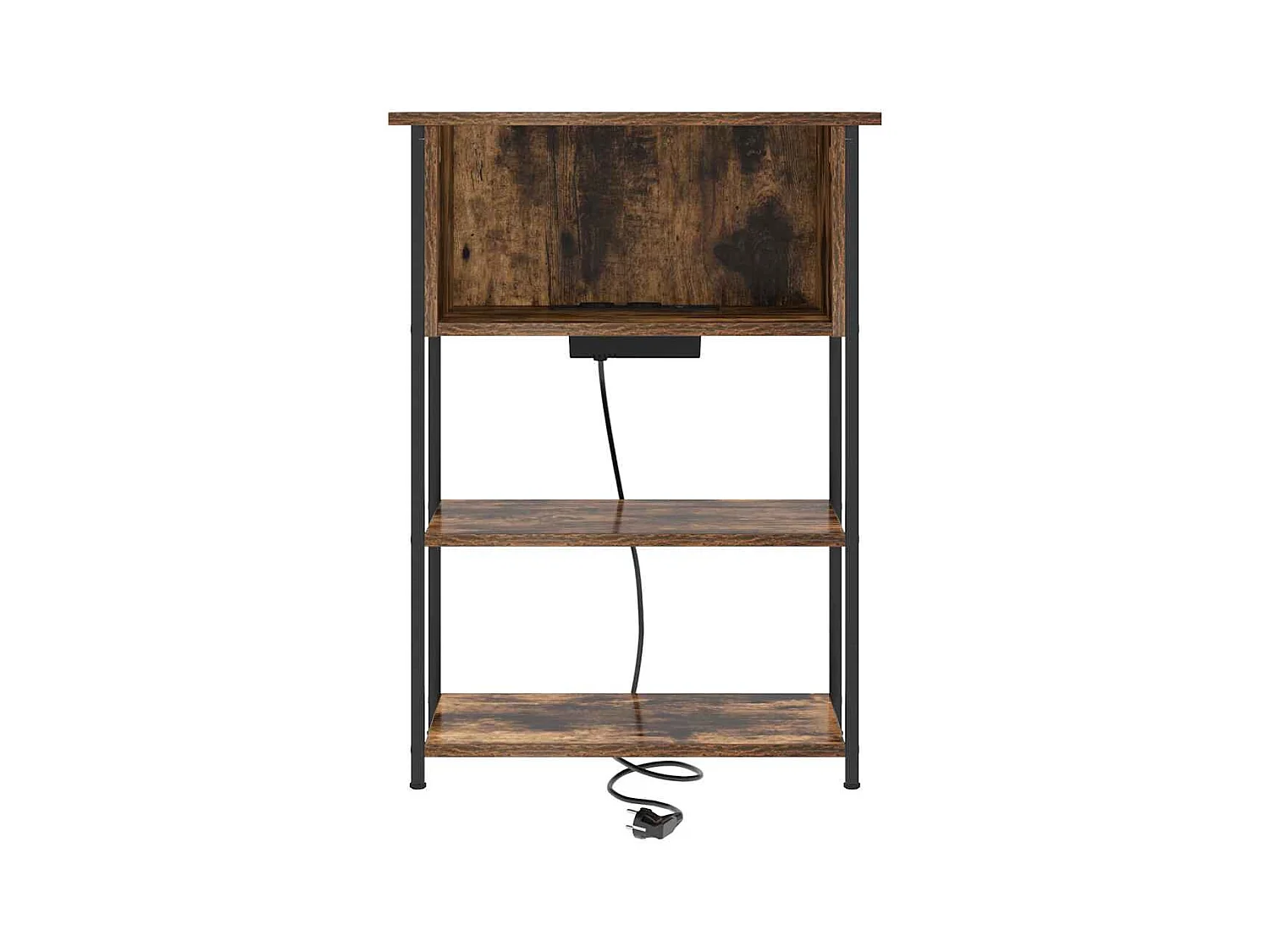 Cabinet de chevet Chêne fumé 55 x 31 x 76 cm Bois d'ingénierie