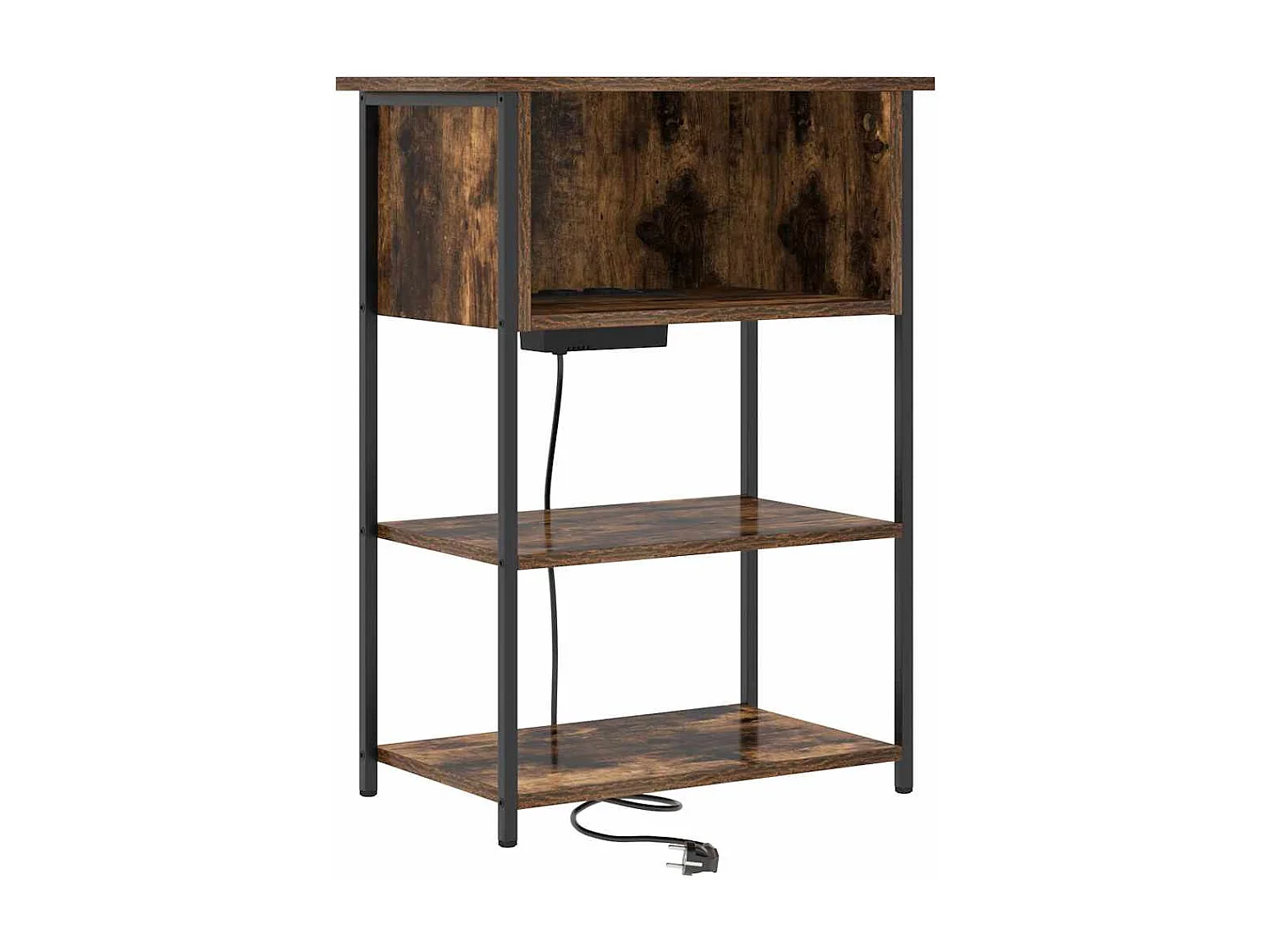 Cabinet de chevet Chêne fumé 55 x 31 x 76 cm Bois d'ingénierie