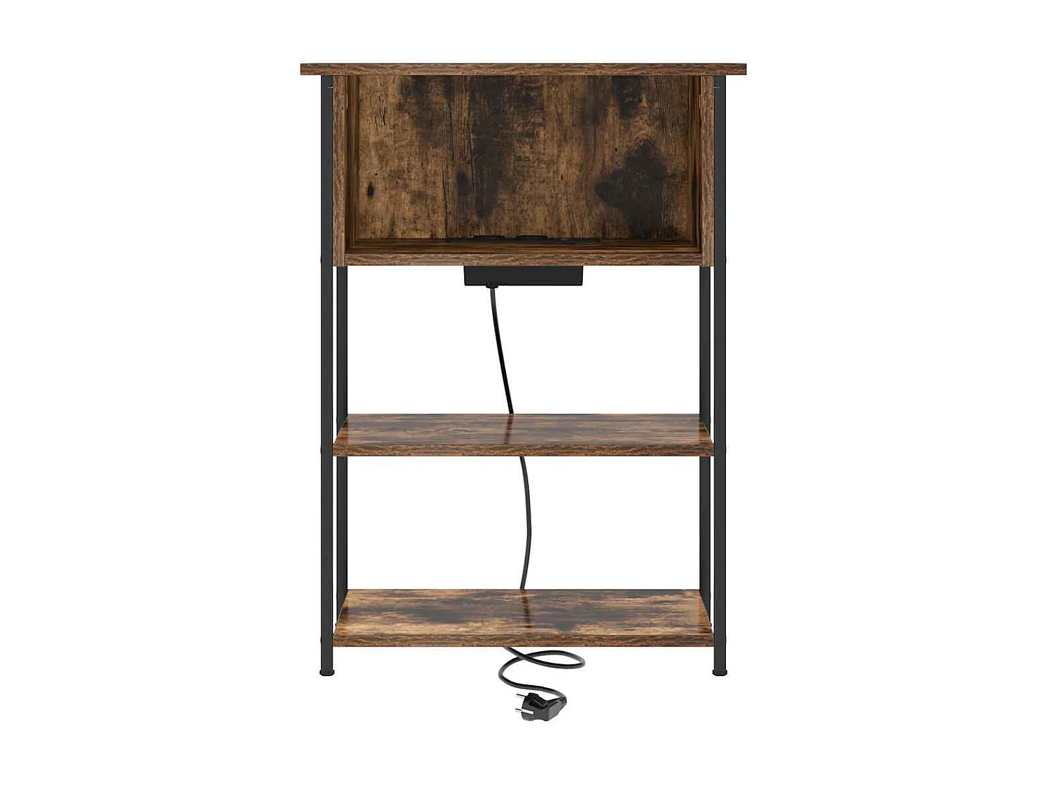 Cabinet de chevet Chêne fumé 55 x 31 x 76 cm Bois d'ingénierie