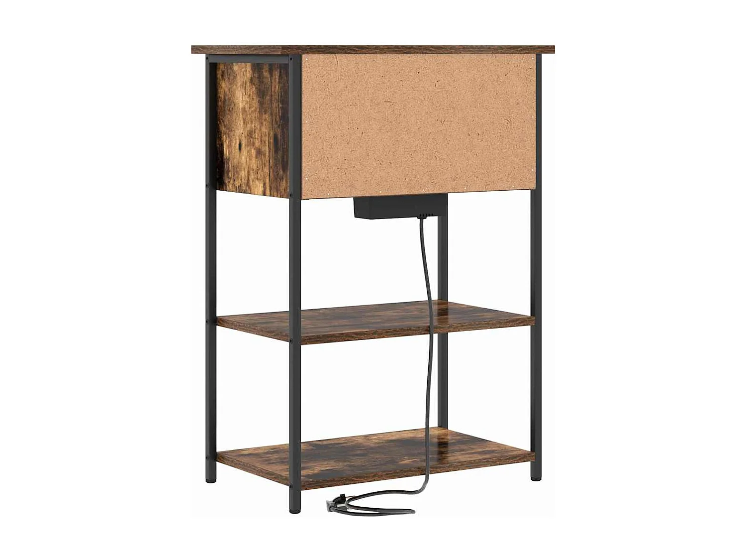 Cabinet de chevet Chêne fumé 55 x 31 x 76 cm Bois d'ingénierie