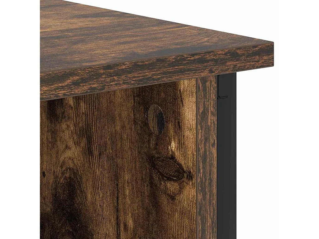 Cabinet de chevet Chêne fumé 55 x 31 x 76 cm Bois d'ingénierie