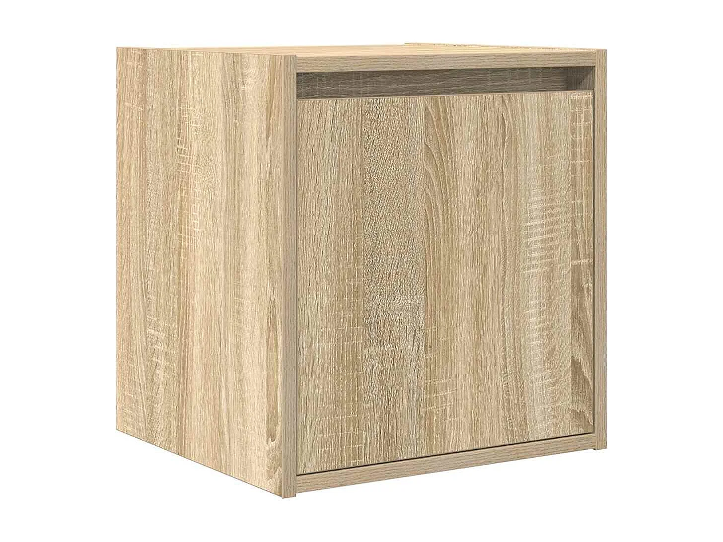 Table de chevet murale chêne sonoma 38x34x40 cm