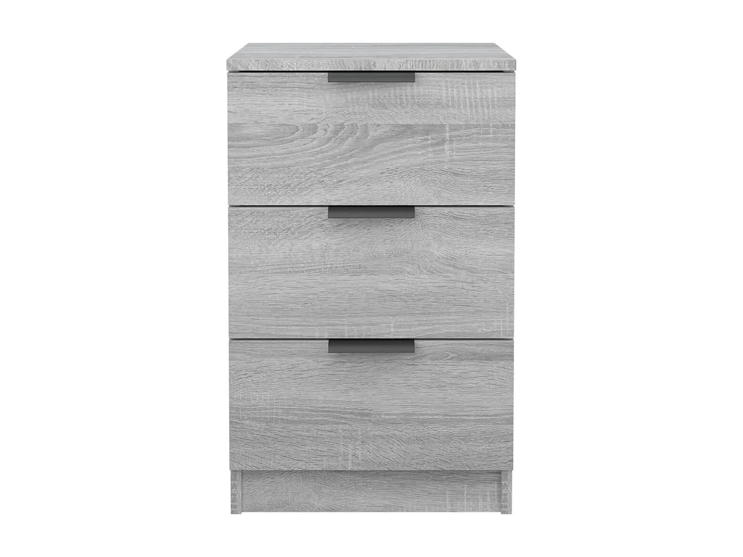 Comodino grigio Sonoma 40x36x65 cm