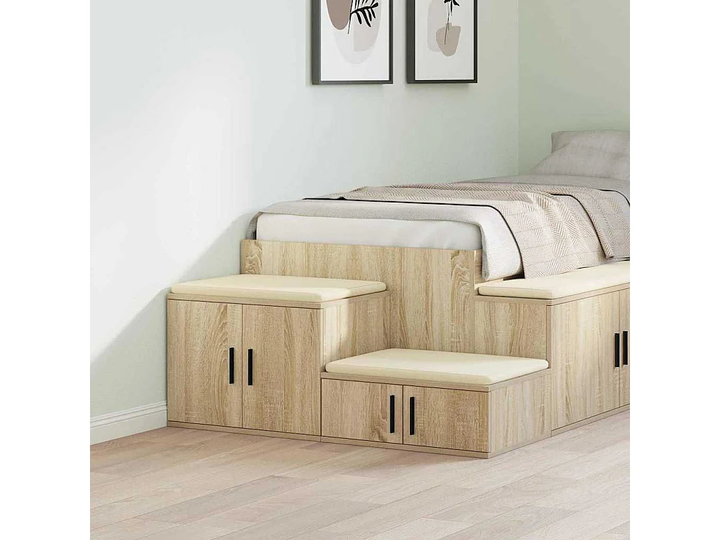 Armoire de rangement Chêne Sonoma 127x41x40 cm Bois d'ingénierie