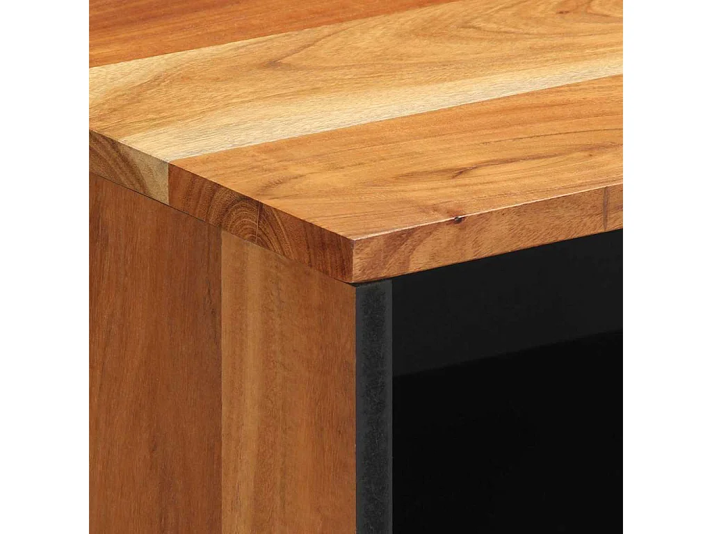 Table de chevet 50x33x62 cm en Bois d'Acacia Massif