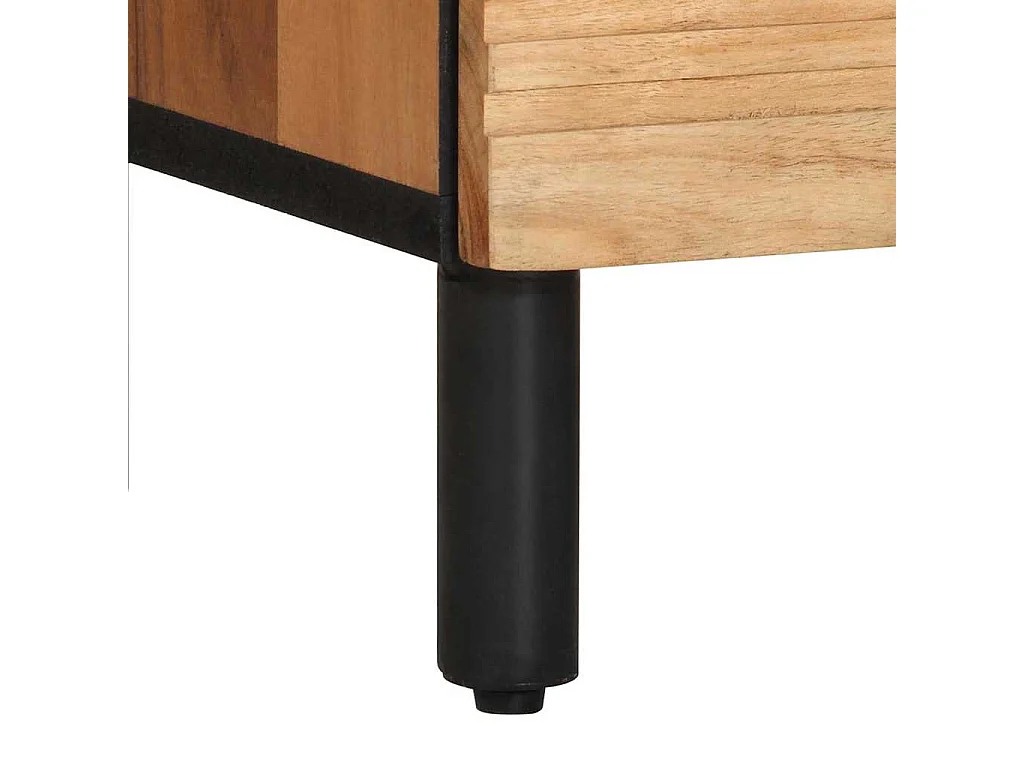 Table de chevet 50x33x62 cm en Bois d'Acacia Massif