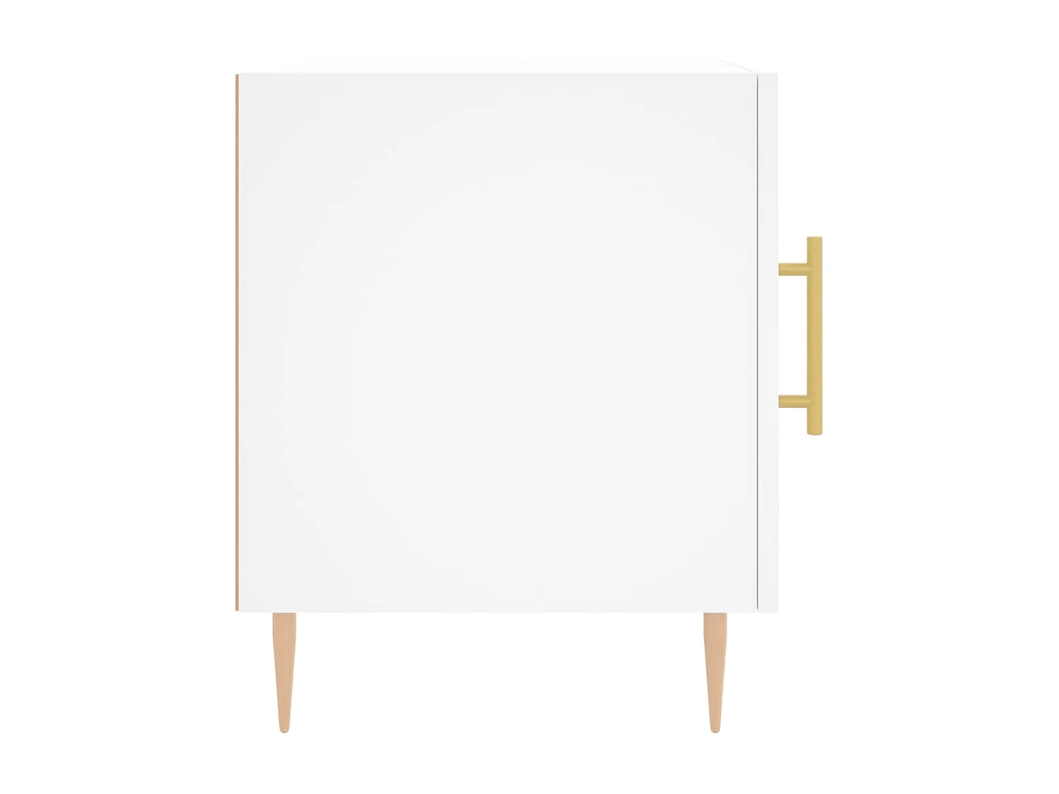 Mesitas de noche 2 piezas blancas 40x40x50 cm madera de ingeniería